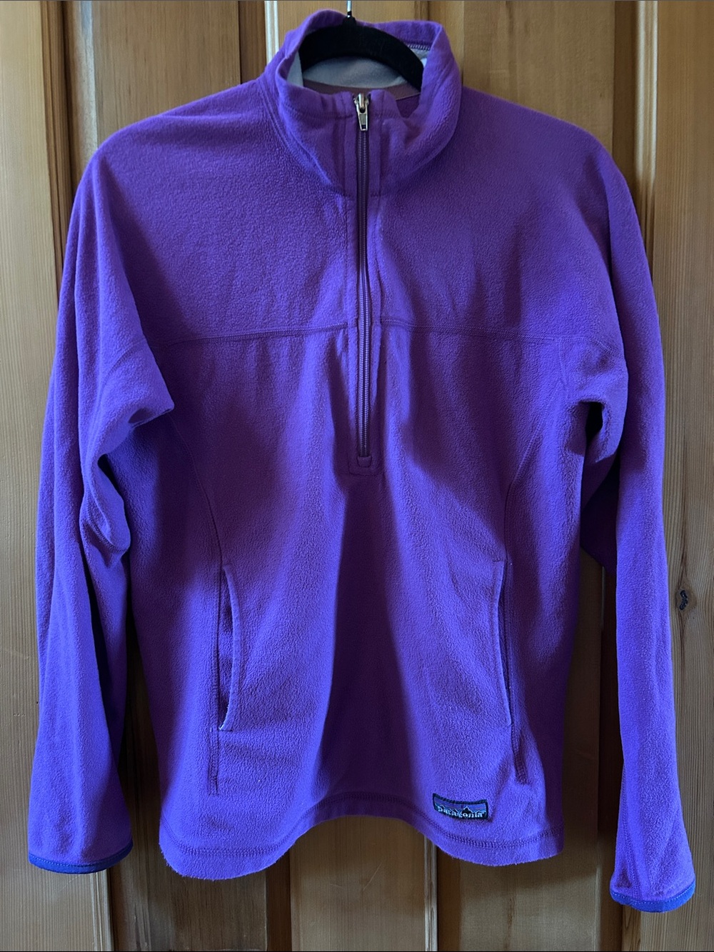 Patagonia Purple Half-Zip Fleece Pullover